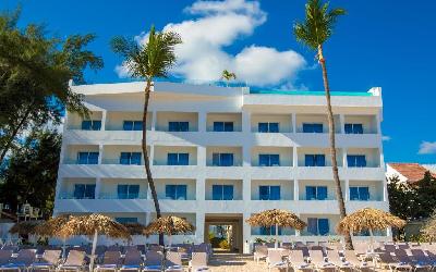 Beach front hotel building