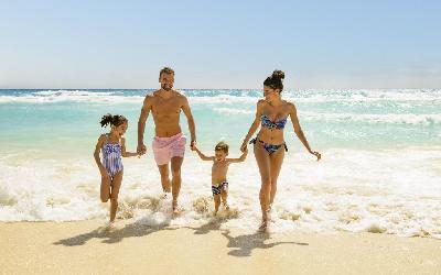 Family on the Beach