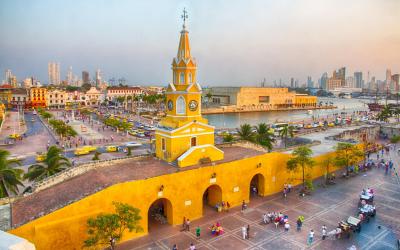 bigstock-Evening-In-Cartagena-83025377